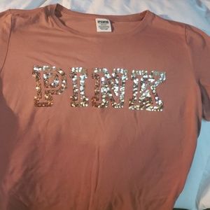 Victoria secret sequins shirt